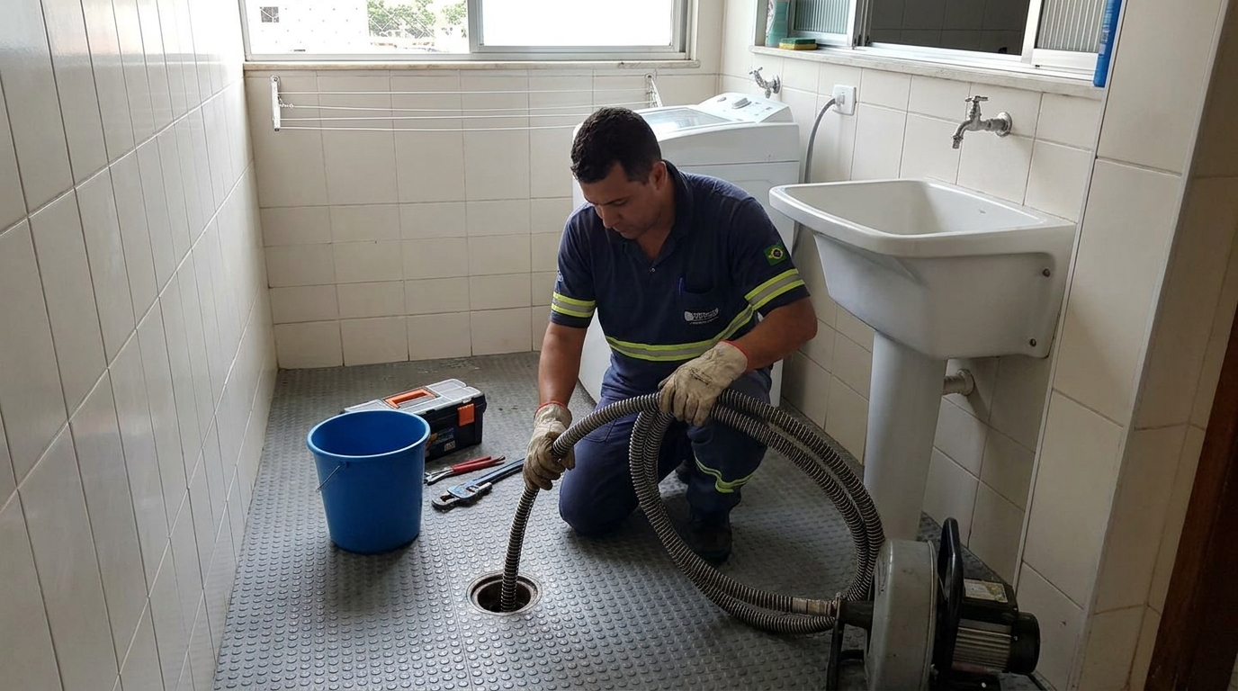 Desobstrução na Cozinha nos Moinhos, Lajeado‑RS